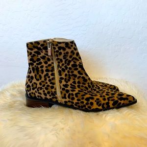 New! Sole Society Leopard print bootie. Size 8